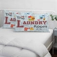 thumbnail image 4 of Laundry Room Lumar Pillow Covers, Blue Cartoon Washing Machine Clothes Soft Breathable Throw Pillow Cases with Invisible Zipper, Decorative Pillowcase Pillows Protectors for Sofa Bed Chair 16"x24", 4 of 9