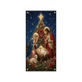 thumbnail image 2 of Religious Christmas Door Cover,70"X35" Jesus Themed Banner Backdrop for Home Church Farmhouse Indoor Outdoor Holiday Party Decor, 2 of 6
