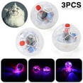 thumbnail image 2 of Encienda las bolas del gato, bola activada por movimiento llevada del ejercicio de los juguetes interactivos de la bola del gato para el perro del gato, 2 of 7