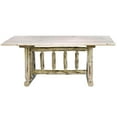 thumbnail image 3 of Montana Collection Trestle Based Dining Table, Clear Lacquer Finish, 3 of 4