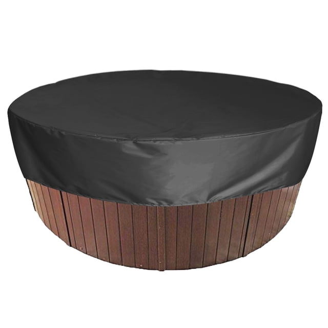 Cubierta redonda para bañera de hidromasaje, impermeable, Anti-UV, para SPA, cubierta protectora para bañera de hidromasaje, cubierta antipolvo para piscina al aire libre Sincero Hogar