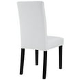 thumbnail image 3 of Modway Confer 19.5" Modern Faux Leather Dining Side Chair in White, 3 of 4