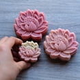 thumbnail image 2 of Lotus Pattern Chinese Style Hand-Press Pastry Mold, Durable Plastic Baking Tool for Mooncakes & Desserts, 125g Capacity with 50g/75g/150g Options, Easy to Use & Store, Ideal for Daily Kitchen &, 2 of 6
