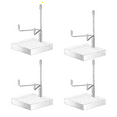 thumbnail image 1 of 4 Pcs Adjustable Metal Arm Display Stand Easel with Acrylic Base Rock Display Easel Holder Acrylic Easel Silver, 1 of 6