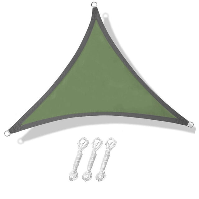 Advancent Toldo de jardín Triangular Patio Sun Shade Sail Impermeable Garaje Toldo Refugio para exteriores Jardín y Patio Verde Advancent HA006955-02