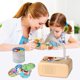 thumbnail image 4 of Fonógrafo para niños, rompecabezas de educación temprana para niños, tarjeta fonográfica para aprender a grabar y con Bluetooth, regalo de Navidad, gramófono, 4 of 6