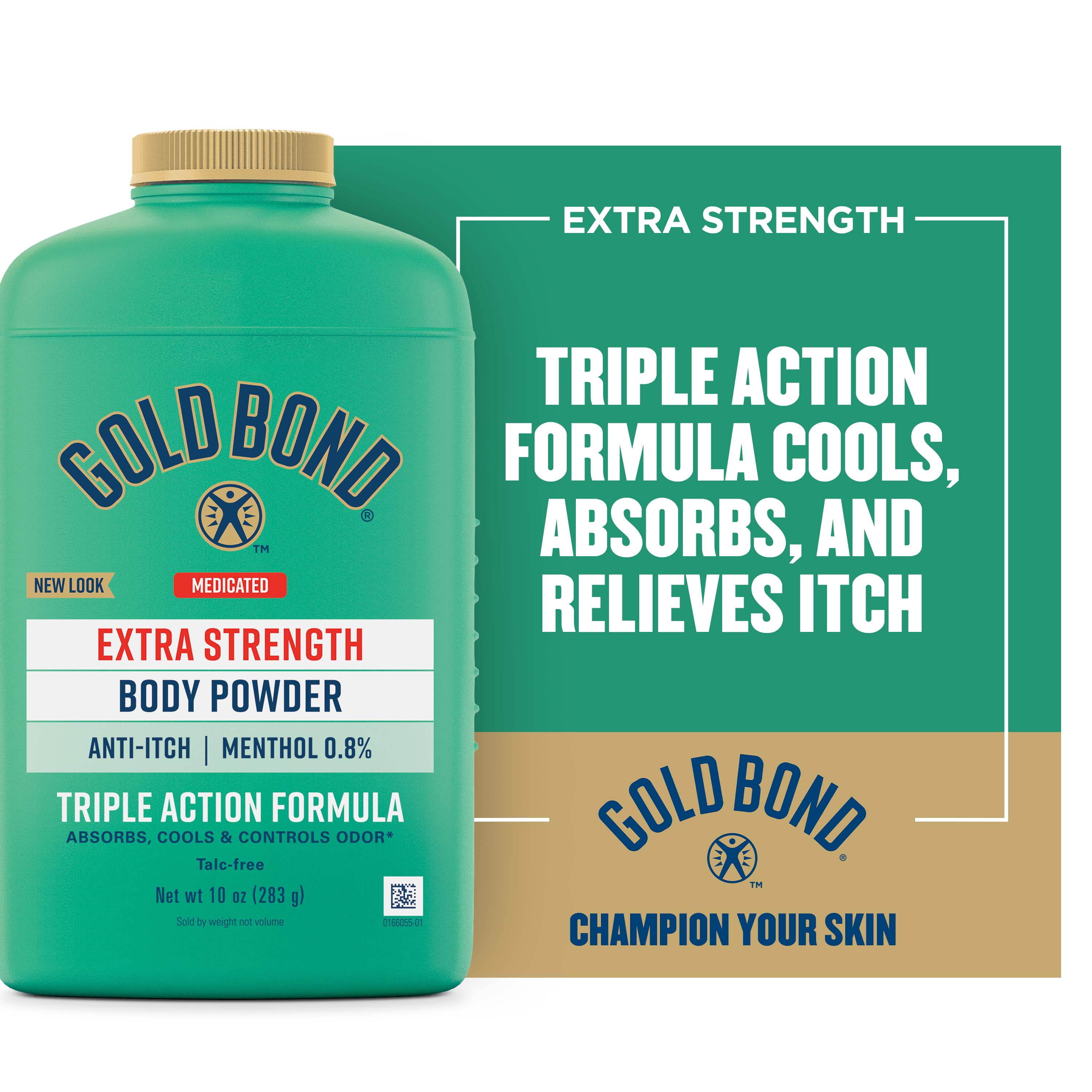 Gold Bond Medicated Talc-Free Extra Strength Body Powder, 10 oz.