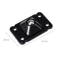 thumbnail image 4 of Poleas giratorias universales autoadhesivas de acero inoxidable, 60 uds., color negro Likrtyny Para estrenar, 4 of 7