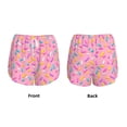 thumbnail image 3 of KLL Donut Pattern Shorts Women,Athletic Shorts High Waisted Running Shorts Pocket Sporty Short Gym Elastic Workout Shorts-XX-Large, 3 of 7