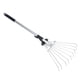 thumbnail image 1 of Kenally Garden Leaf Rake Telescoping Handle for Flower Gardening Lawns Beds Jardín y Patio, 1 of 1