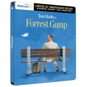 Forrest Gump 30th Anniversary (Steelbook) (4K Ultra HD + Blu-Ray + 2 CDs + Digital Copy) Walmart Exclusive