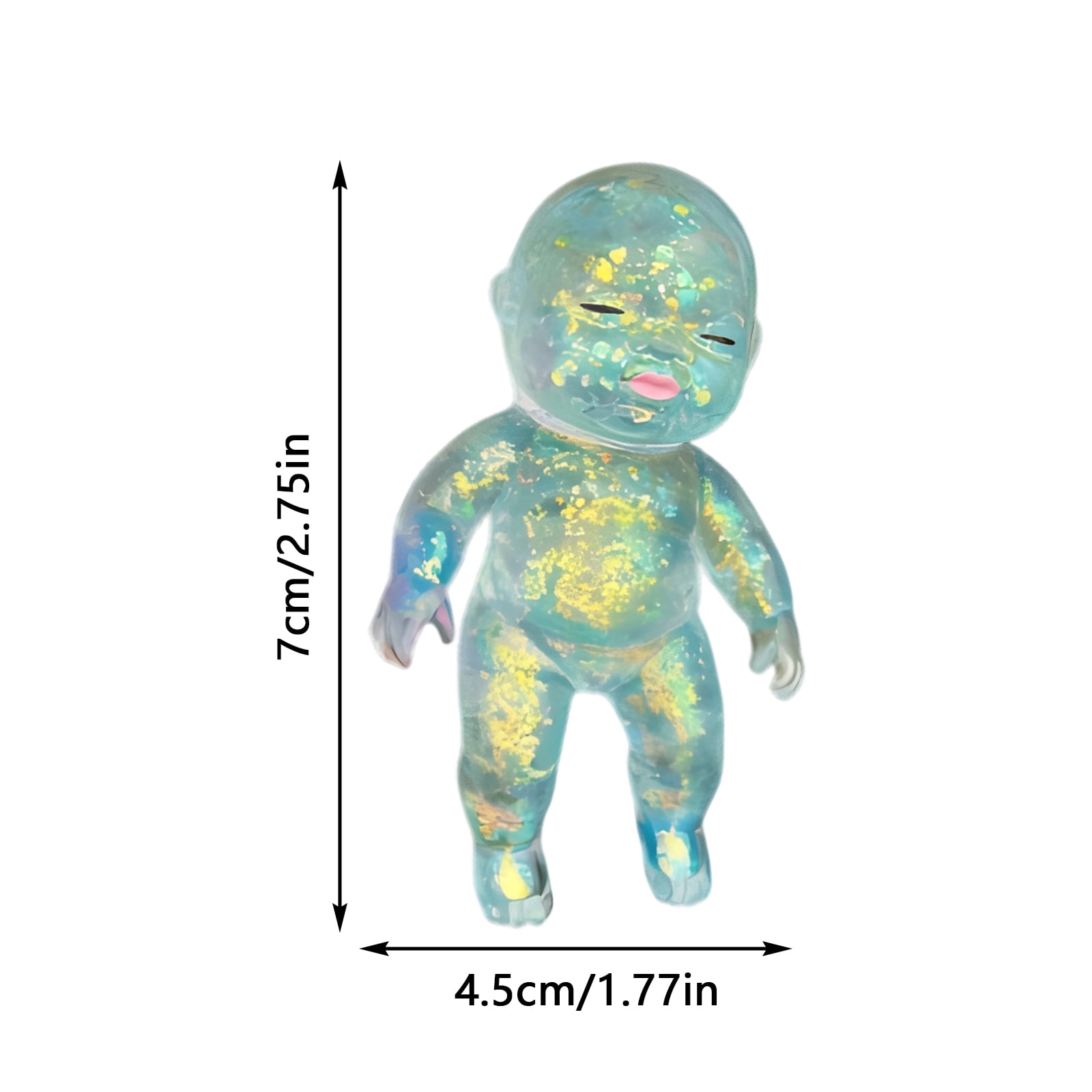 Sugar Squishy Baby - Soft Babies Sugar Swaps Toy - Mega Sensory Fidget Doll for Stress Relief & Tactile Play - Cute Squeeze Companion 2026 (2.75 Inch Green)