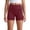 Red, variant on Siminsem Women's High Waisted Biker Shorts with Pockets 5 Inch Tummy Control Yoga Shorts for Women 4 Way Stretch Buttery Soft Workout Spandex Athletic Gym Running Shorts, Black,L