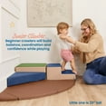 thumbnail image 3 of ECR4Kids SoftZone Junior Adventurer's Summit Step Climber, Foam Playset, Earthtone, 4-Piece, 3 of 9
