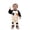 Black, variant on LIIPEE Boys Girls Onesie Halloween Cartoon Ghost Pumpkin Printed Long Sleeve Round Neck Jumpsuit Comfortable Indoor Outdoor Wear One-Pieces,Black,0-3 Months