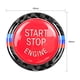 thumbnail image 4 of Ndcxsfigh Botón Start Stop Reemplazar Cubierta + Anillo para 320i (Tricolor Rojo), 4 of 7