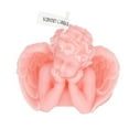 thumbnail image 3 of Angel Candle, Decorative Candle Decoration Long Lasting Durable Multipurpose  For Home One Hand On Cheek White,One Hand On Cheek Pink,Two Hand On Cheek White,Two Hand On Cheek Pink, 3 of 8