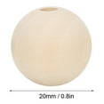 thumbnail image 1 of Jewelry Beads, Durable Craft Beads Round Wood Log Color  For Craft Making, 1 of 8