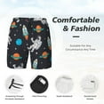 thumbnail image 5 of Gaeub Space Mens Swim Trunks Stretch Beach Shorts Quick Dry for Men Swim Shorts Swimwear with Pockets- Large, 5 of 9