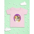 thumbnail image 3 of Wide Open Eyes Cat T-Shirt Infant -Kayomi Harai Designs,  12 Months, 3 of 4