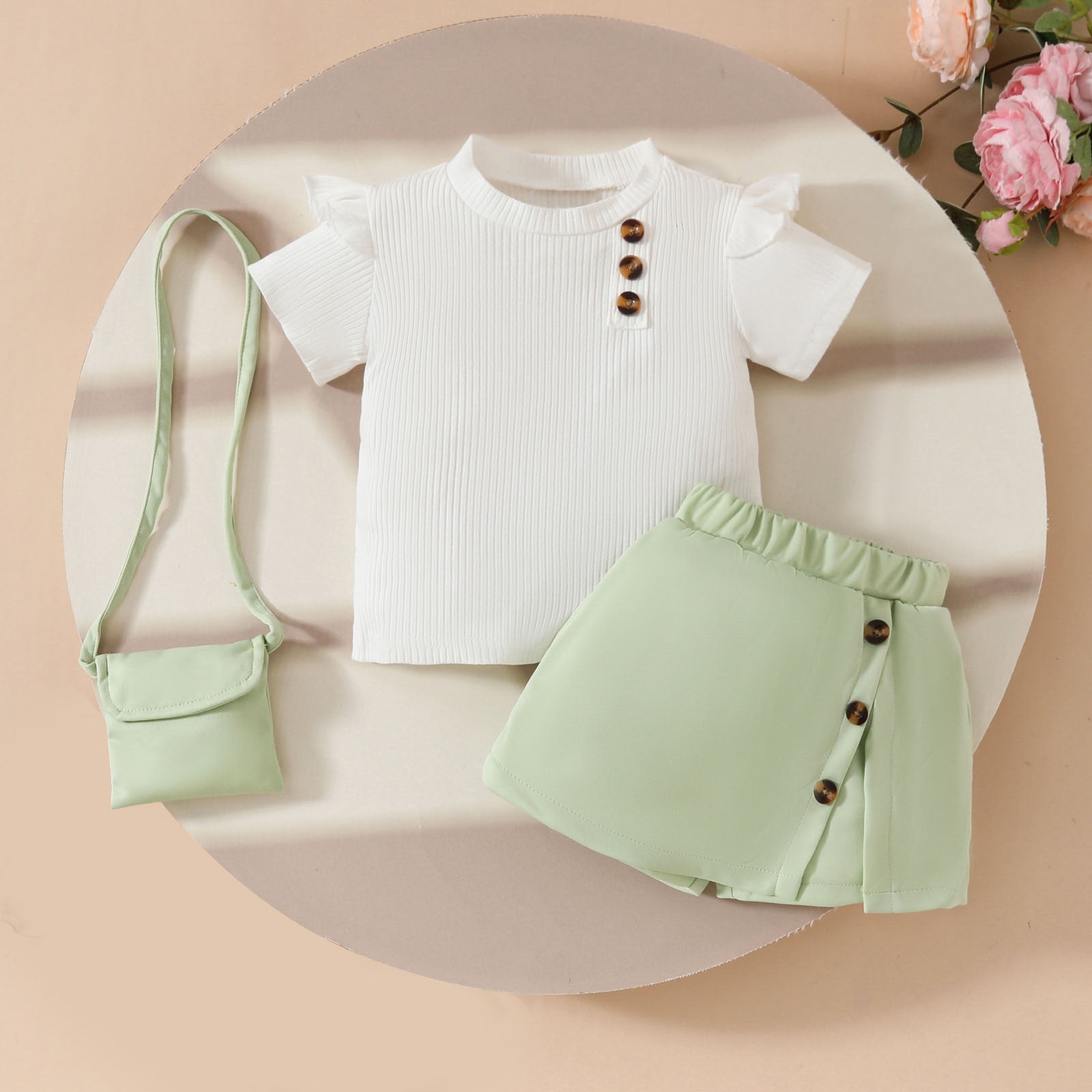 Valentine'S Day Outfit Girls Girls Skirt Sets Children'S Clothing 12 Year Old Girl Clothes 7/8 Girls Clothes Cute Outfits for Girls 7-8