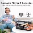 thumbnail image 2 of Reproductor de casetes Boombox PRUNUS J-360 con tecnología Solar/Bluetooth, 2 of 7
