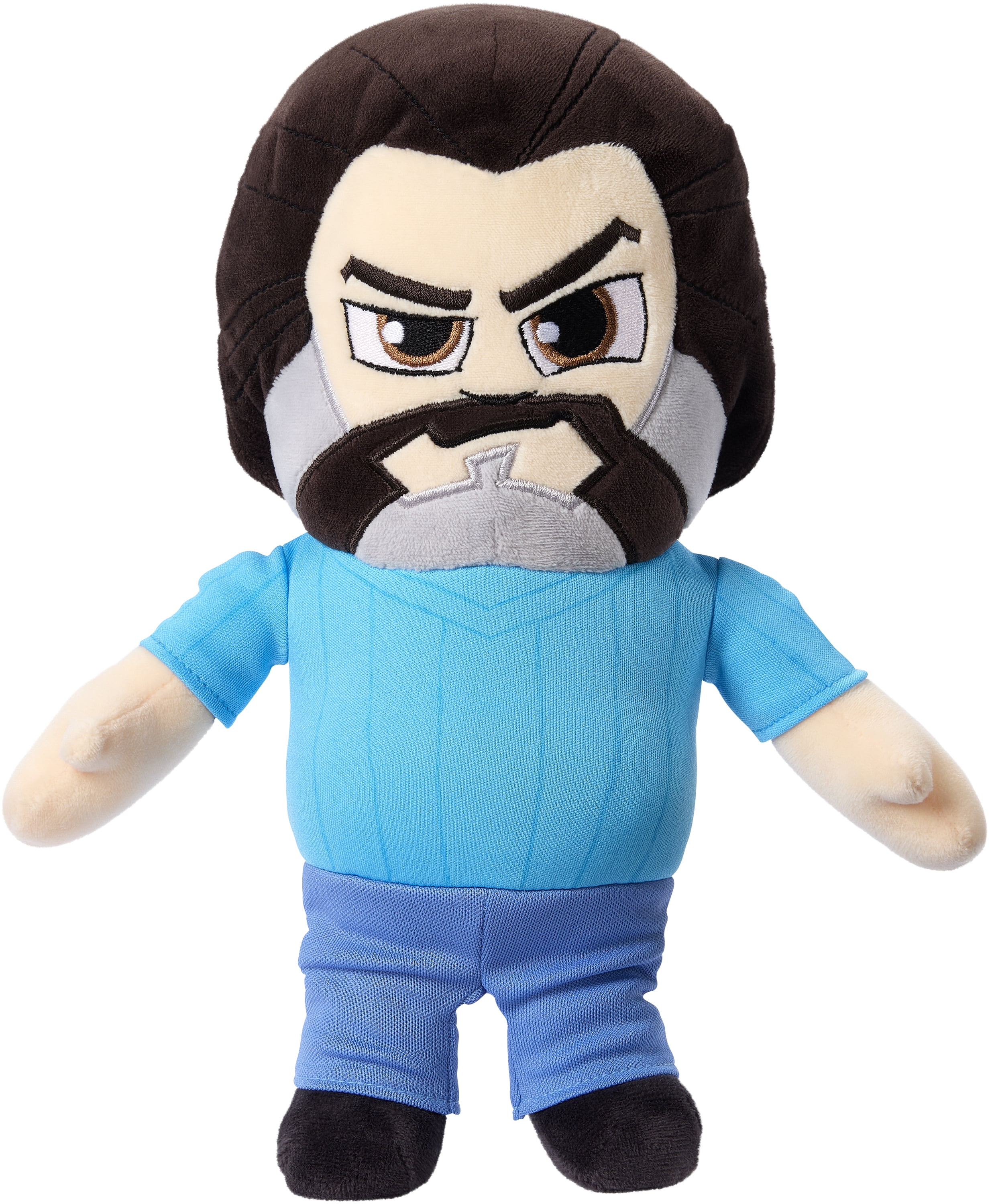 Minecraft Steve Plush Toy, 8-inch Collectible Soft Doll Inspired by A Minecraft Movie