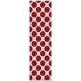 thumbnail image 2 of Addison Rugs Chantille Indoor/Outdoor Transitional Circles Red Washable Runner Rug, 2'3" x 7'6", 2 of 6
