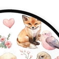 thumbnail image 4 of 36.2 Inch Round Floor Mat Cute Collection Of Animals Carpet Decor Rug for Living Room Bedroom, 4 of 6
