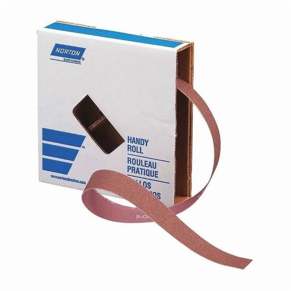 Norton Abrasives Abrasive Roll,30 ft. L,Very Fine,Brown 66261134302
