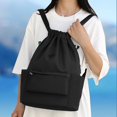 thumbnail image 2 of Lap Pocket Swimming Training Storage Lightweight Bag Fitness Drawstring Backpack Unisex Basketball Bag, 2 of 5