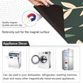 thumbnail image 4 of Yayeee Magnetic Dishwasher Cover for The Front Decoration Home Kitchen Machine Sticker Protector, Green Leaves, 4 of 6