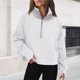 thumbnail image 1 of Sudaderas informales con cuello alto para mujer traje deportivo con capucha de gran tamaño Color sólido, 1 of 6