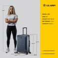 thumbnail image 5 of US ARMY FOX 24" Medium Suitcase Navy Blue, 5 of 10
