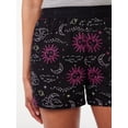 thumbnail image 4 of Joyspun Women's Woven Print Boxer Sleep Shorts, Sizes S to 3X, 4 of 5