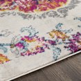 thumbnail image 3 of Livabliss Area Rugs for Living Room, 5x7 Floransa Traditional Pink Rug, Bedroom Dining Room Home Decor Stain Resistant Carpet (5'3" x 7'1"), 3 of 8