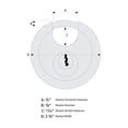 thumbnail image 3 of ABUS 20/70 Stainless Steel Diskus Keyed Different Padlock, 3 of 5