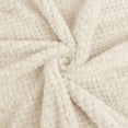 thumbnail image 5 of Unique Bargains Soft Flannel Fleece Velvet Blanket Beige 70" x 78", 5 of 8