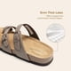 thumbnail image 2 of Sandalias tipo chancla con plantilla de corcho para mujer DREAM PAIRS en marrón, 2 of 8