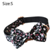 thumbnail image 2 of Lindo collar para cachorro, collar para perro hembra con estampado de flores, juego de 2 con decoración de flores desmontable, 2 of 5