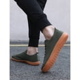 thumbnail image 5 of Men's Wide Minimalist Barefoot Sneakers | Zero Drop | Midfoot Stability Casual Knit Lace - Up Shoes - Comfortable, 5 of 17