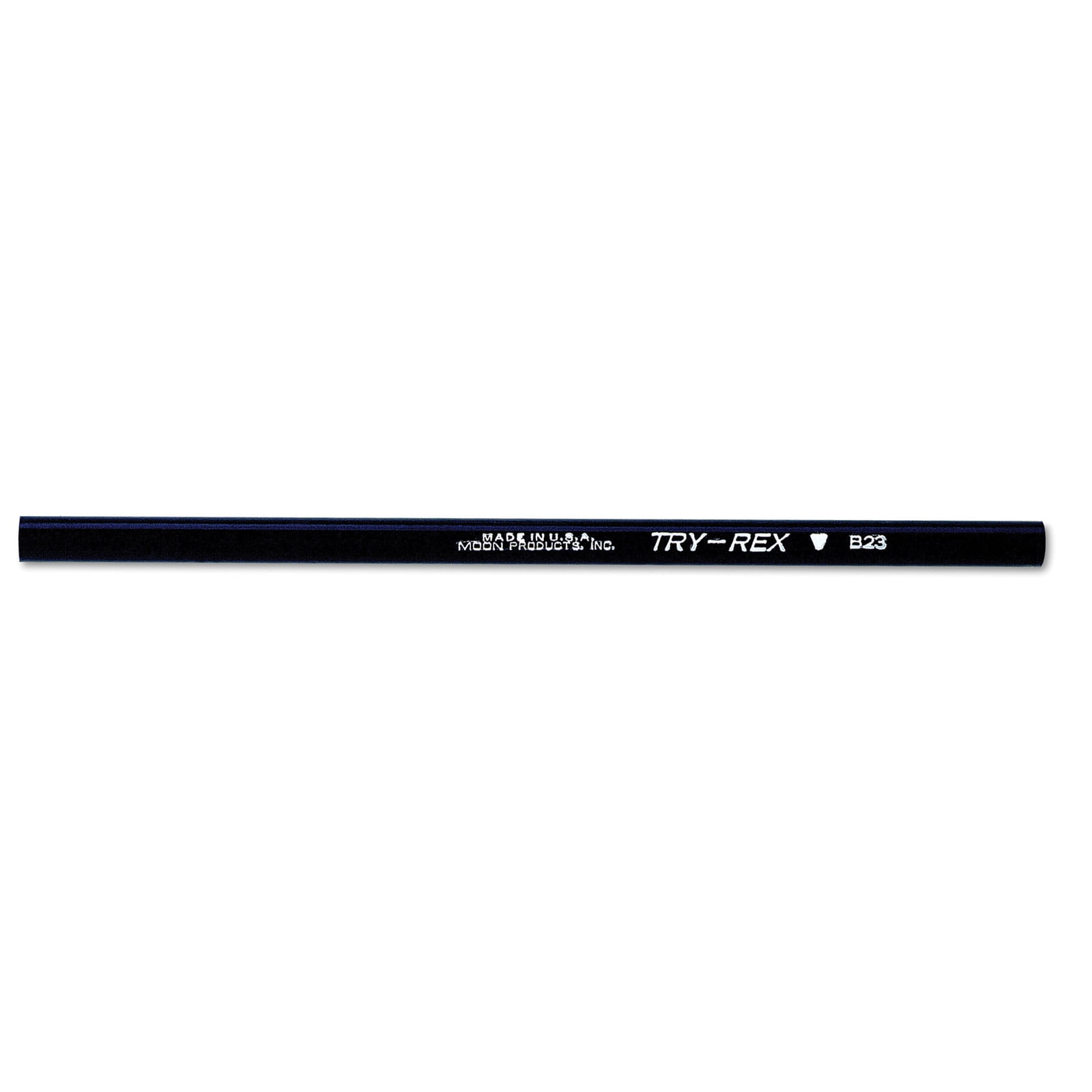 Moon Products Try Rex Pencil, Intermediate Without Eraser, 12 Per Pack, 3 Packs