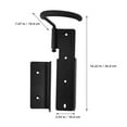 thumbnail image 2 of SOPOTUTU 2 Sets Bike Hanger For Wall Black Wall Mounting For Cyclists, 2 of 8
