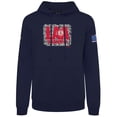 thumbnail image 2 of Men's Levelwear Navy Los Angeles Angels Podium Spring Training Pullover Hoodie, 2 of 3