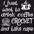 thumbnail image 3 of CafePress - Coffee Crochet And Take Nap T Shirt Sweatshirt - Pullover Hoodie, Classic, Comfortable Hooded Sweatshirt, 3 of 4