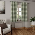 thumbnail image 2 of Ambesonne Grommet Curtain, , 50"x60", Sage Green Slate Blue, 2 of 5