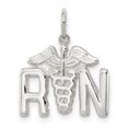 thumbnail image 1 of Collier Symbole Médecin Infirmière Caducée Paramédicale Diplômée en Argent Sterling 925 Pendentif Professionnel, 1 of 6