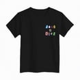 thumbnail image 6 of kpoplk Graphic Tees for Girls Kids Summer Tops Crewneck Short Sleeve T Shirt 5-14 Years(Black,3-4 Y), 6 of 6