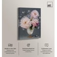 thumbnail image 2 of Gentle Floral on Grey Canvas Print Floral Art Prints by Art Remedy, Gallery Wrapped, 24 x 36, 2 of 7