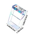 thumbnail image 3 of Transparent LED Cigarette Case with USB Rechargeable Windproof Lighter | Colorful Mood Light | Portable Plastic Shell | Compact 10.4x6x3cm | Safe Ignition | 1pc, 3 of 6